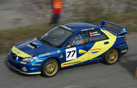 Christian Jensen er det lokale stærke kort i årets Tvilum-Scanbirk Rallyshow 2007, som finder sted den 10. august.